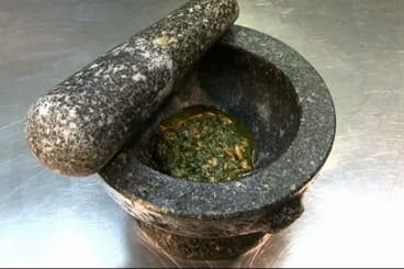 Sauce verte pour les pâtes