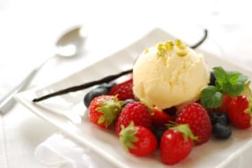 Glaces à la vanille