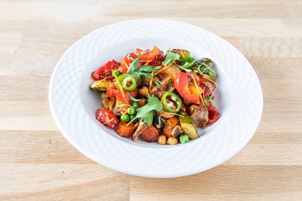 Tajine de légumes aux zestes d'orange