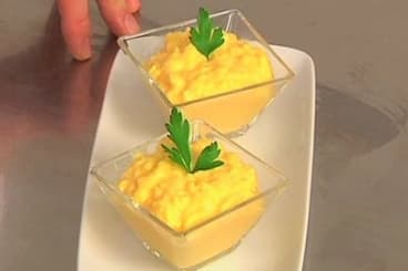 Oeufs brouillés au bain-marie