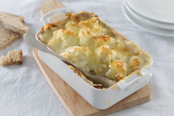 Gratin de chou-fleur et béchamel