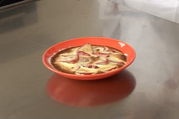 Gratin de fraises et sabayon au kirsch