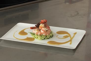 Apéritifs aux gambas