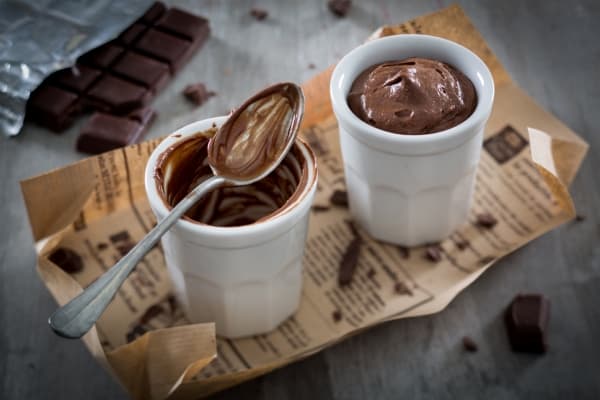 Mousse au chocolat noir intense