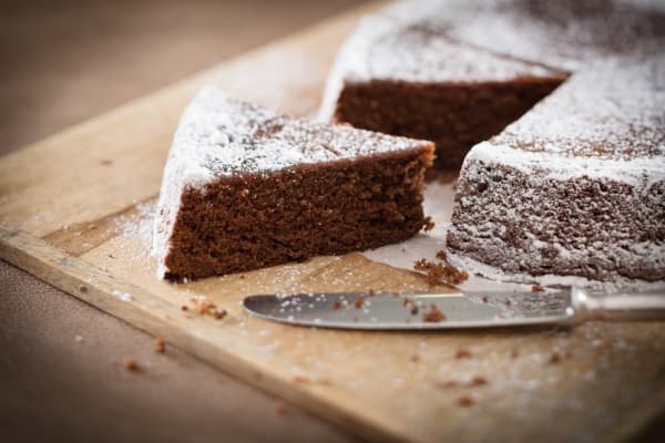 Gâteau au chocolat et au café