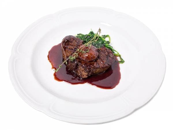 Contre filet au beurre rouge