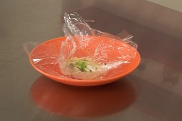 Papillote de daurade au lait de coco et poire