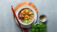 Crevettes coco-curry à la thaï avec la plaque Smartsense Whirlpool