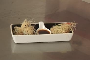 Gambas croustillantes en kadaïf