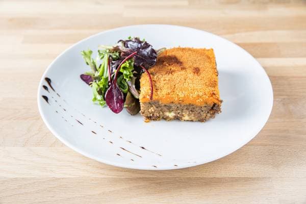 Parmentier de patate douce au fromage frais 