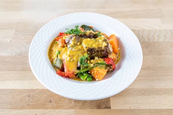 Mafé de boeuf aux légumes 