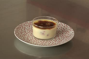 Crème brûlée aux fruits rouges