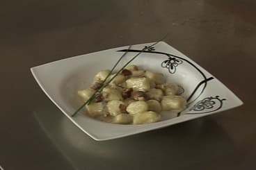 Gnocchi de châtaigne au gorgonzola