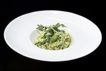 Risotto vert à l'asperge