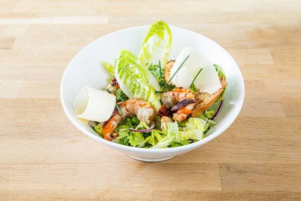 Salade caesar aux crevettes