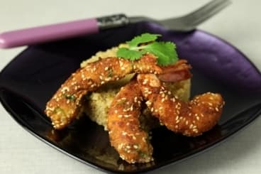 Gambas panées