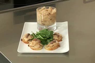 Rillettes de lapin aux raisins