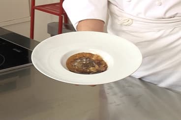 Ravioles au chocolat amer