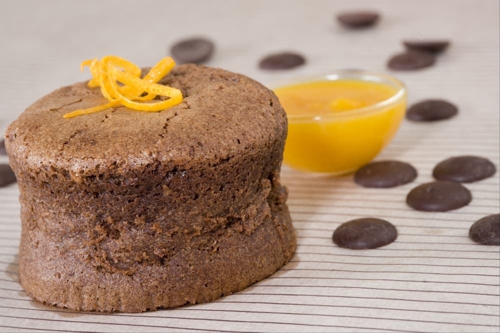 Fondant au chocolat et à l'orange
