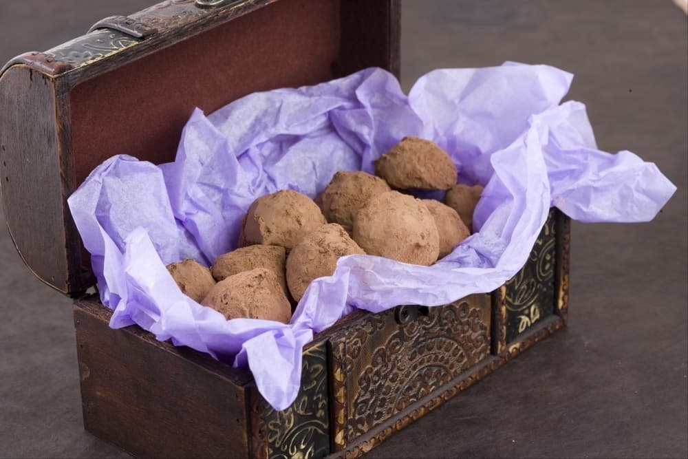 Truffe au chocolat amer