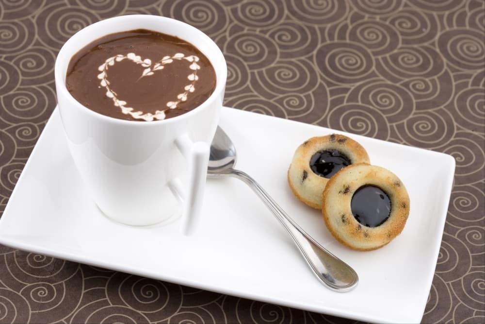 Tasses de chocolat