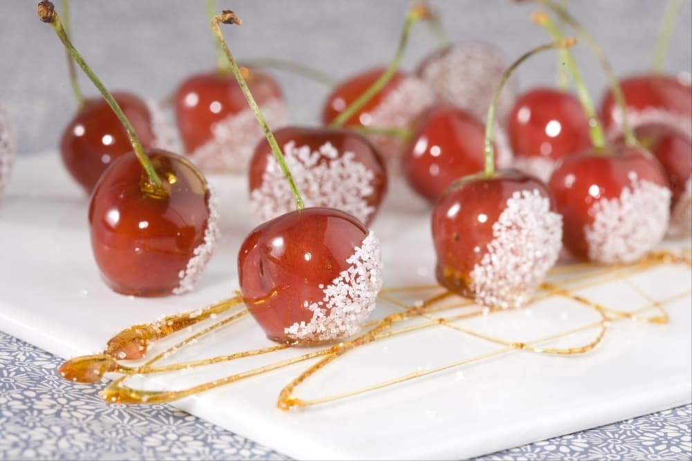Cerises en pomme d'amour