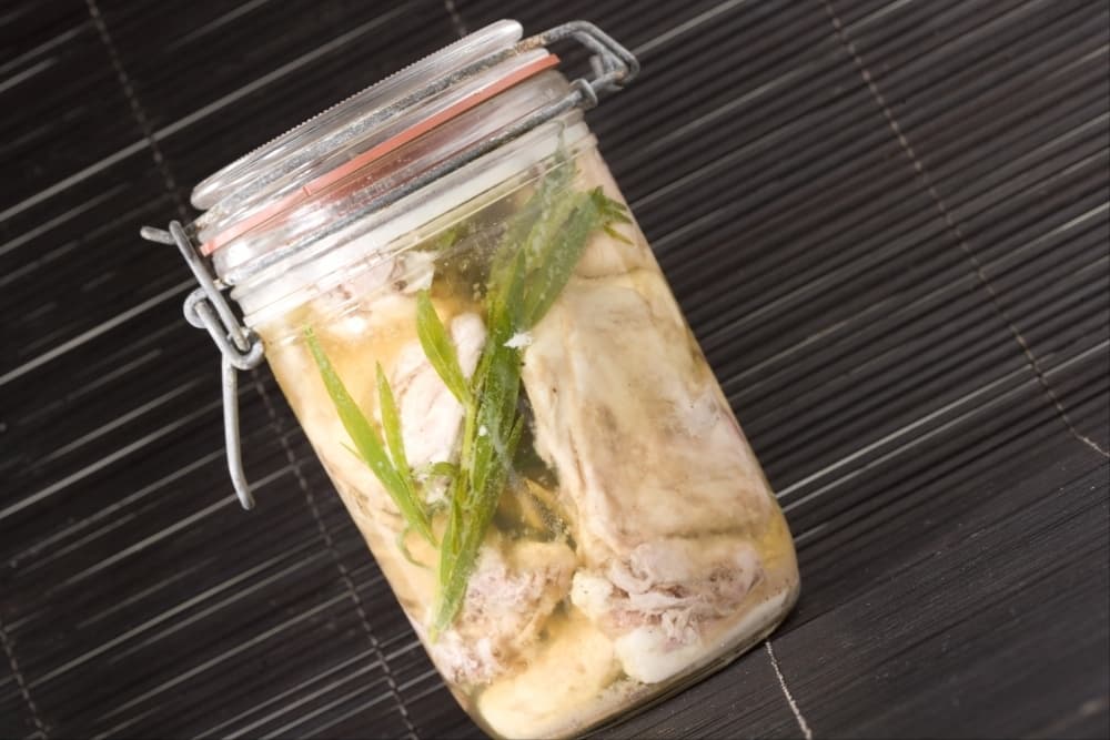 Conserve de lapin au cidre