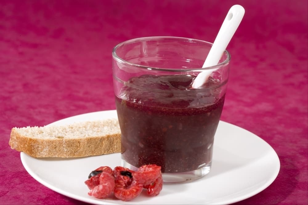 Confiture de framboises