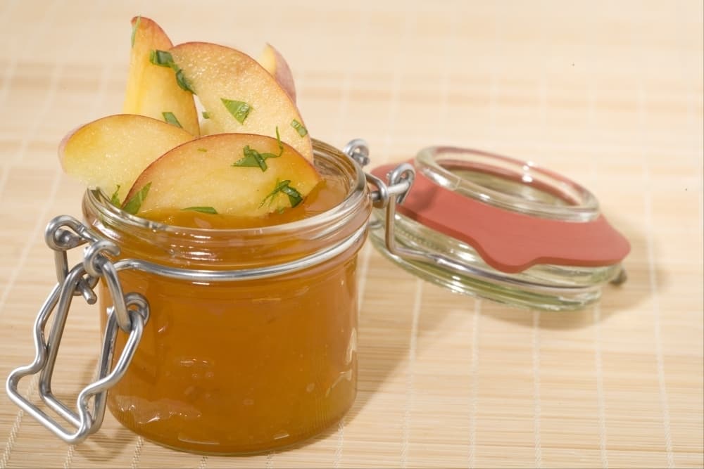 Gelée de pêches et verveine