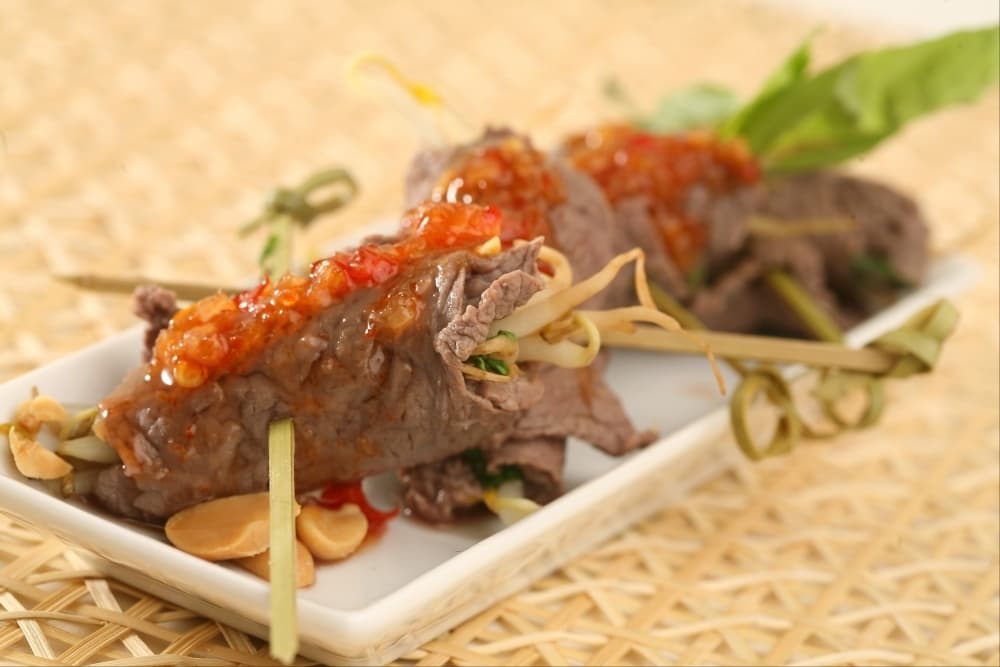 Mi-cuit de boeuf thaï