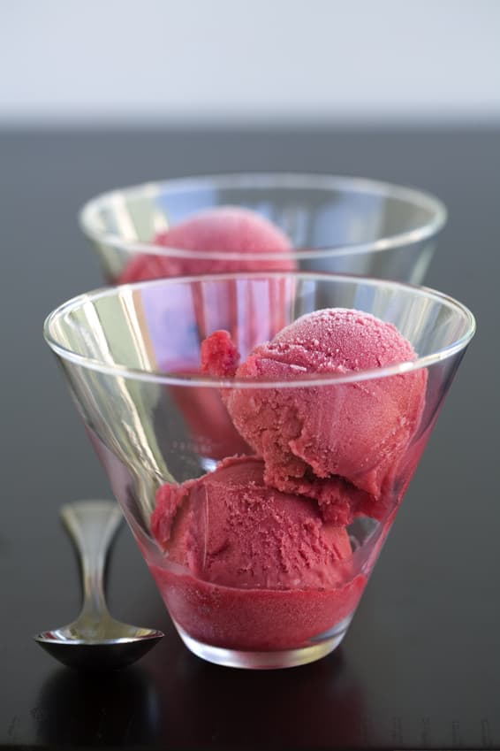Sorbet à la framboise