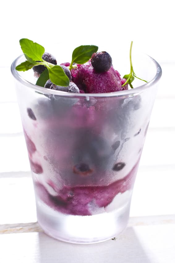 Sorbet myrtille