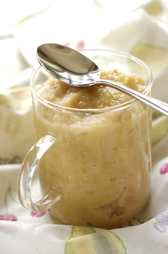 Compote de rhubarbe