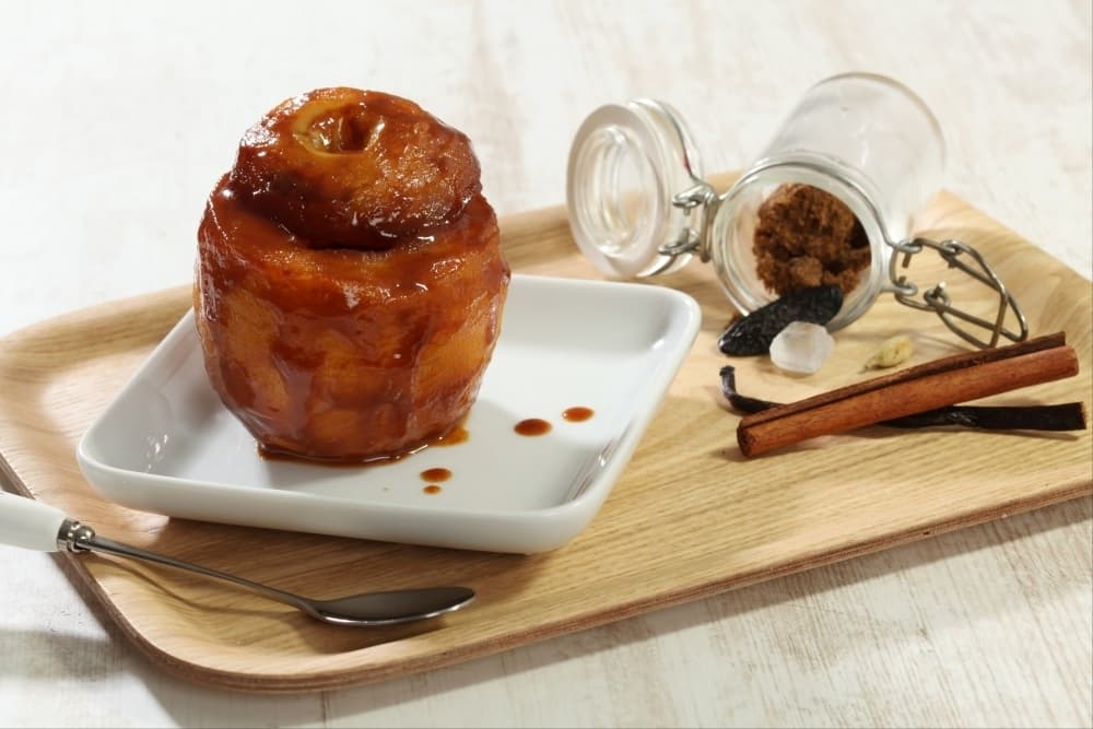 Pomme rôtie au muscovado