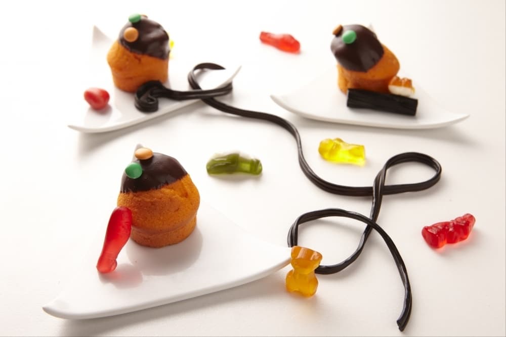 Muffin d'Halloween au chocolat