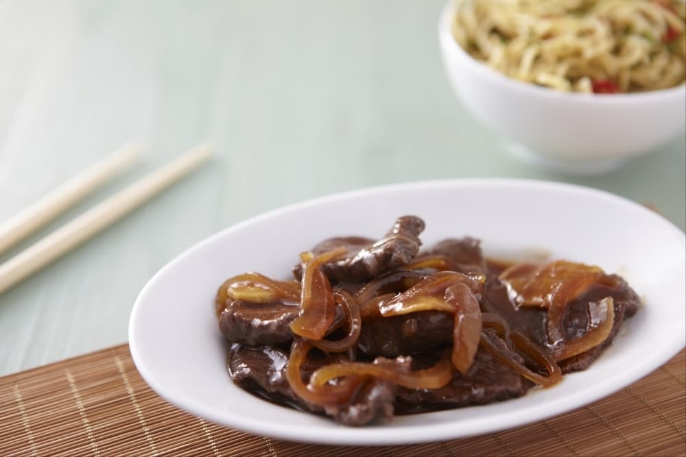 Boeuf aux oignons chinois
