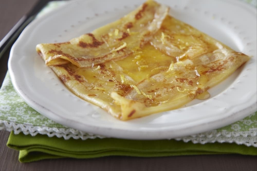 Crêpes miel et citron