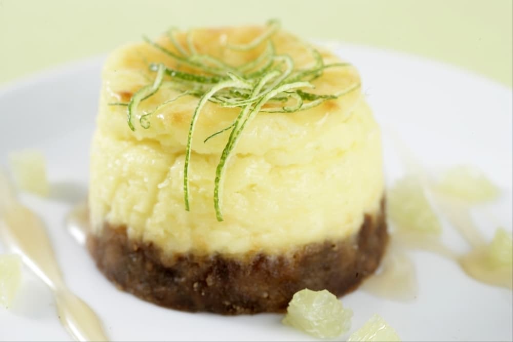Cheesecake vapeur aux zestes de citron