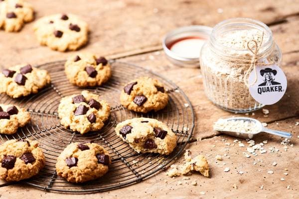 Cookies à l'avoine et aux pépites de chocolat
