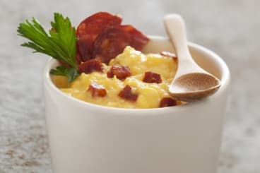 Oeufs brouillés au chorizo