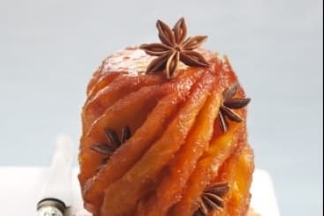 Ananas rôti piqué à la badiane