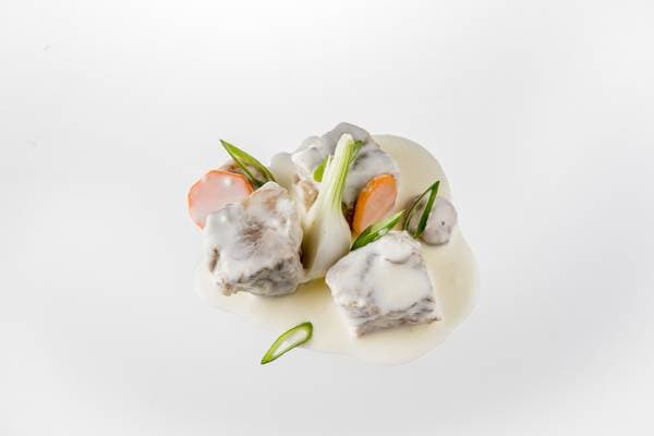 Blanquette de veau à l'ancienne et petits légumes
