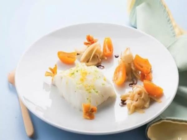 Pavé de Skrei en croûte de sel et d'épices