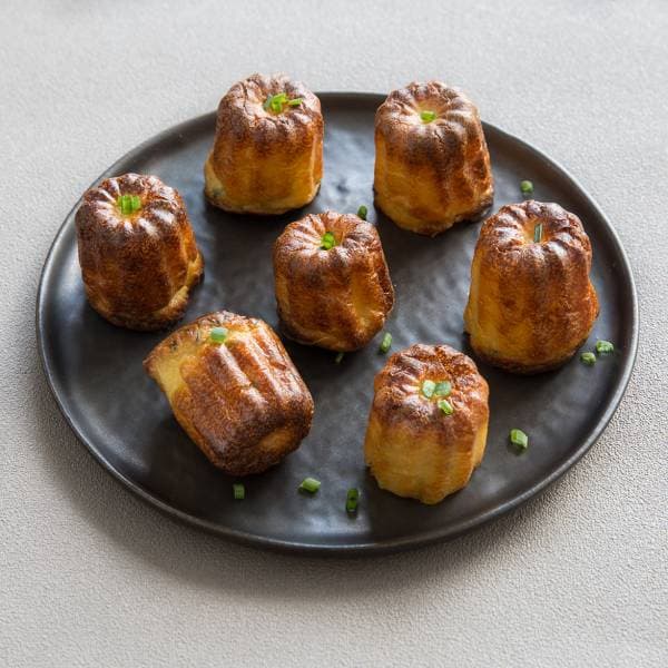 Mini cannelés aux tourteaux