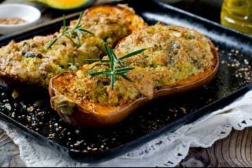 Courge butternut farcie 