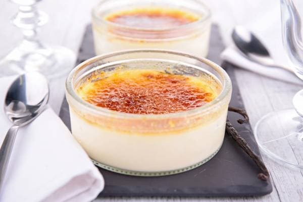 Crème brûlée à la vanille