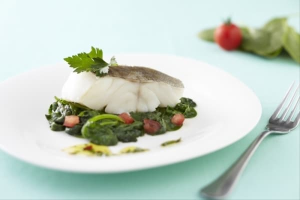 Skrei braisé aux légumes, beurre monté au Sauternes