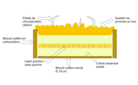 Entremets Golden