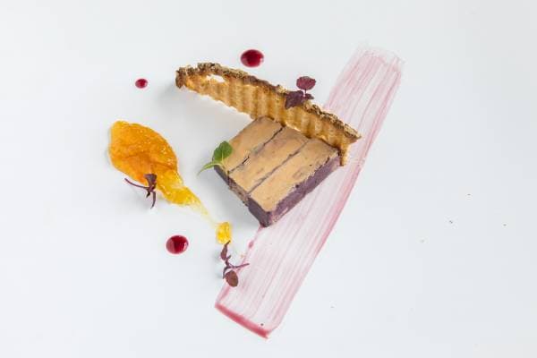 Terrine de foie gras au Médoc 