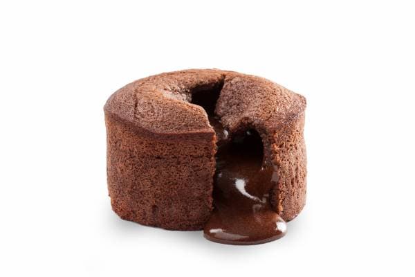 Fondant au chocolat noir coeur coulant